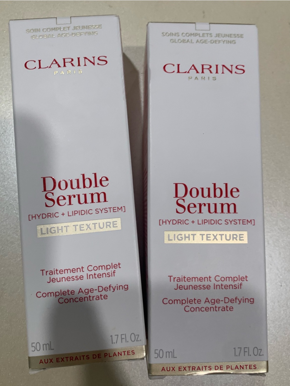 2 Clarins Double Serum Light Texture - 50ML
